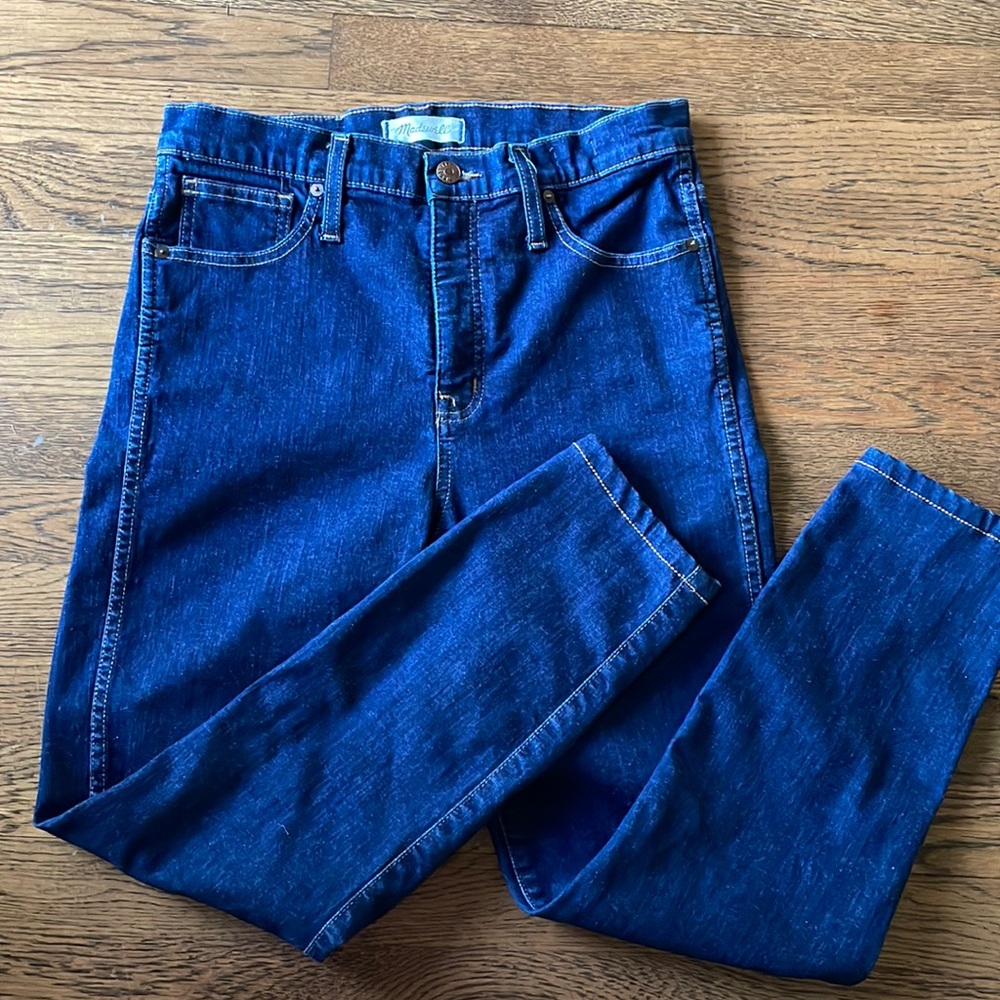 Madewell 10 “ skinny high rise jeans